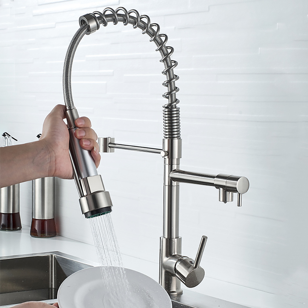 DQOK الأسود نحى الربيع سحب أسف - مراجعة Commercial Kitchen Faucet وسعره